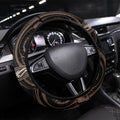 Aotearoa Kati Mamoe Steering Wheel Cover Maori Iwi Poutama Puhoro Tattoo