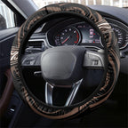Aotearoa Kati Mamoe Steering Wheel Cover Maori Iwi Poutama Puhoro Tattoo