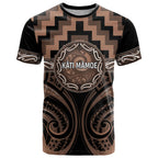 Aotearoa Kati Mamoe Personalised T Shirt Maori Iwi Poutama Puhoro Tattoo
