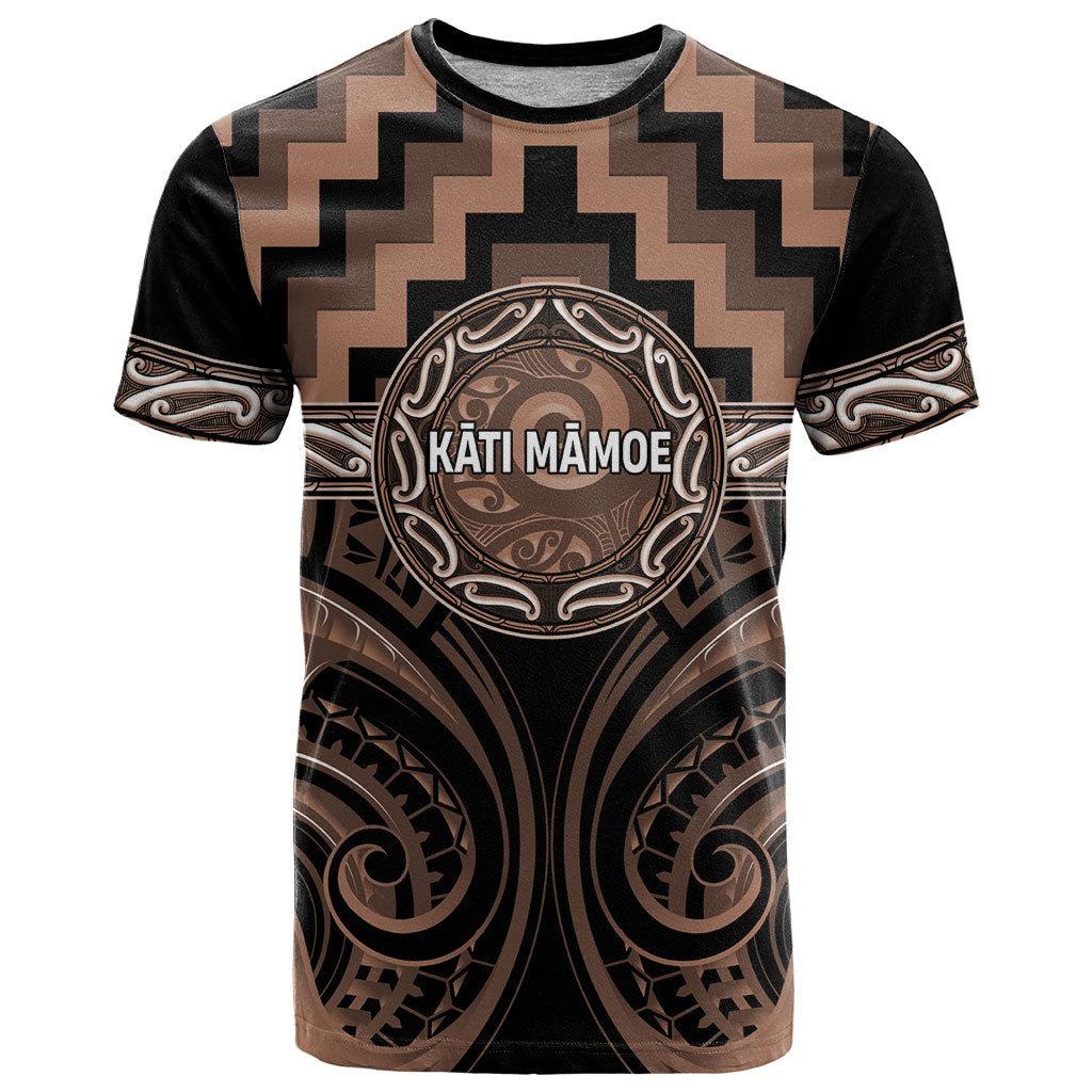 Aotearoa Kati Mamoe Personalised T Shirt Maori Iwi Poutama Puhoro Tattoo