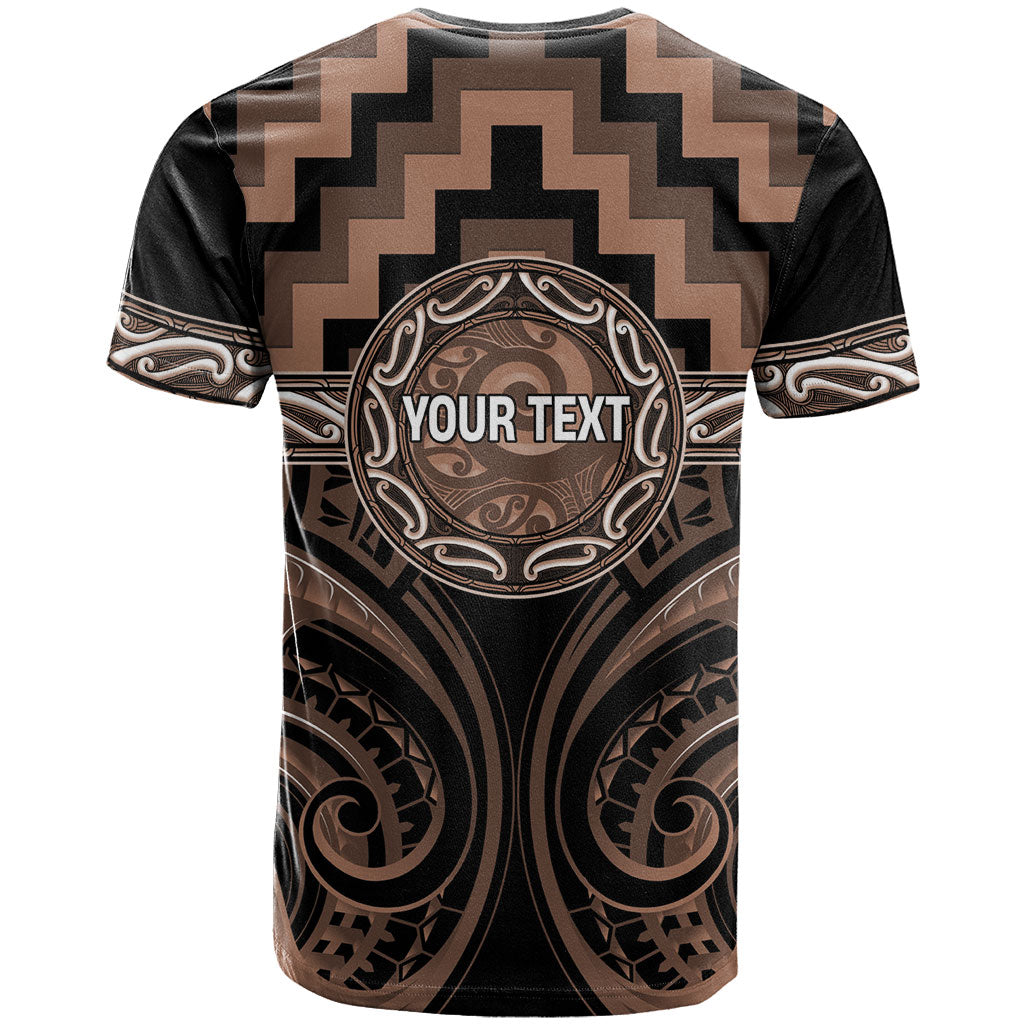 Aotearoa Kati Mamoe Personalised T Shirt Maori Iwi Poutama Puhoro Tattoo