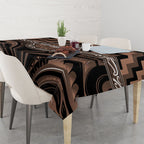 Aotearoa Kati Mamoe Tablecloth Maori Iwi Poutama Puhoro Tattoo