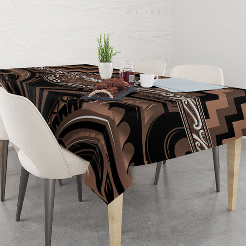 Aotearoa Kati Mamoe Tablecloth Maori Iwi Poutama Puhoro Tattoo