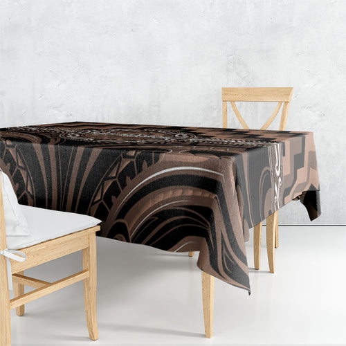 Aotearoa Kati Mamoe Tablecloth Maori Iwi Poutama Puhoro Tattoo