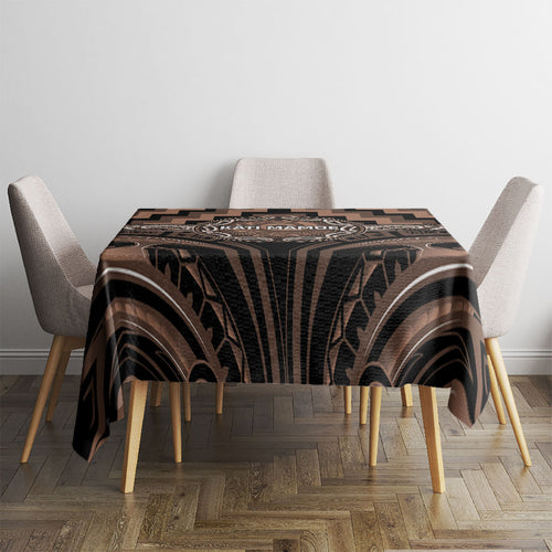 Aotearoa Kati Mamoe Tablecloth Maori Iwi Poutama Puhoro Tattoo
