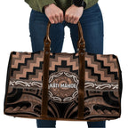 Aotearoa Kati Mamoe Travel Bag Maori Iwi Poutama Puhoro Tattoo