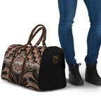 Aotearoa Kati Mamoe Travel Bag Maori Iwi Poutama Puhoro Tattoo