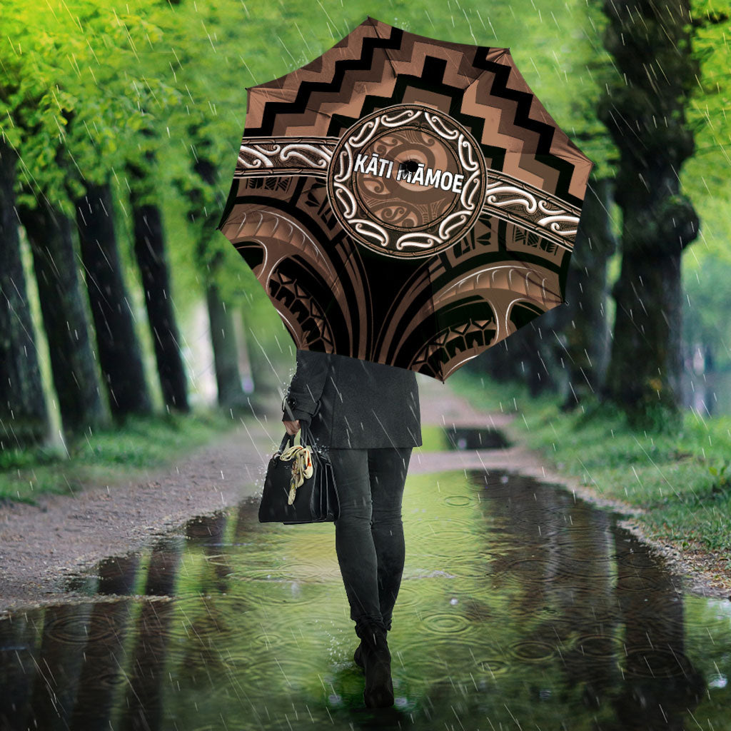 Aotearoa Kati Mamoe Umbrella Maori Iwi Poutama Puhoro Tattoo