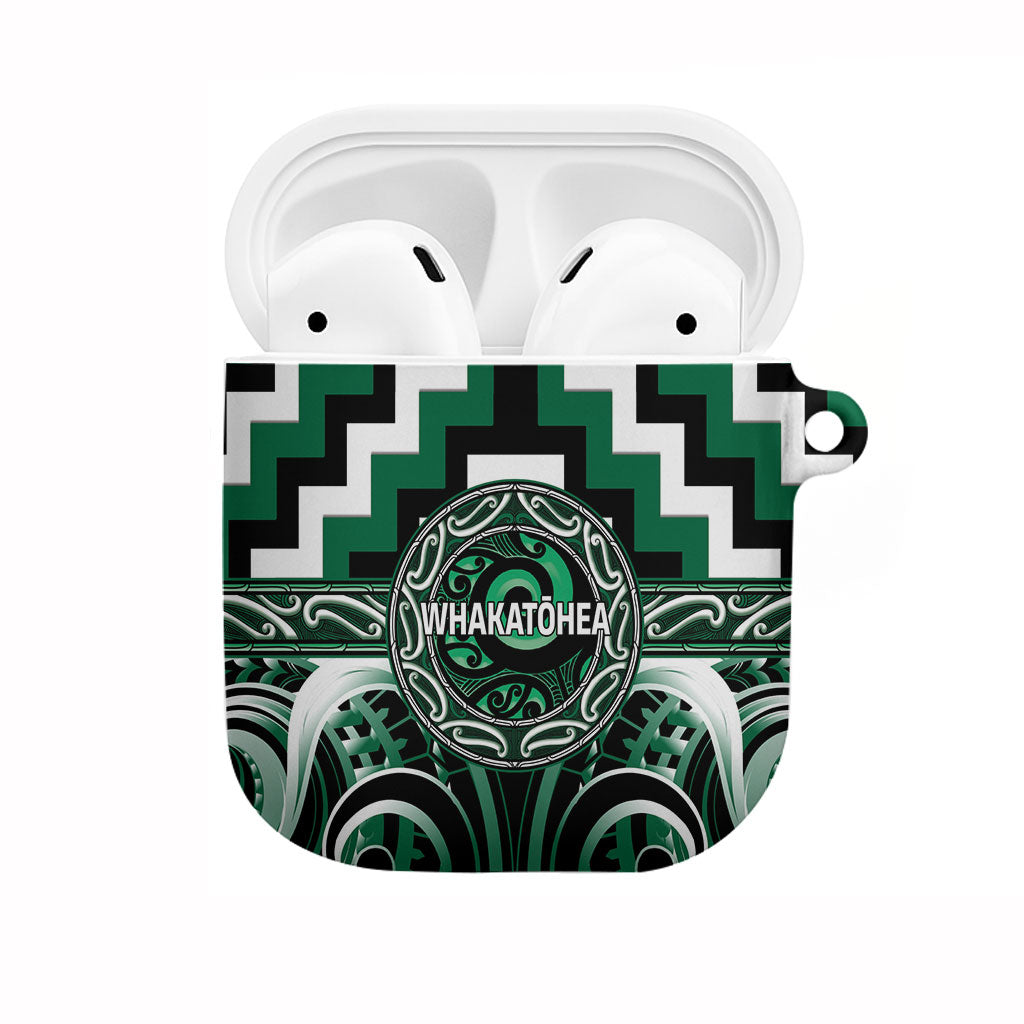 Aotearoa Whakatohea AirPods Case Maori Iwi Poutama Puhoro Tattoo