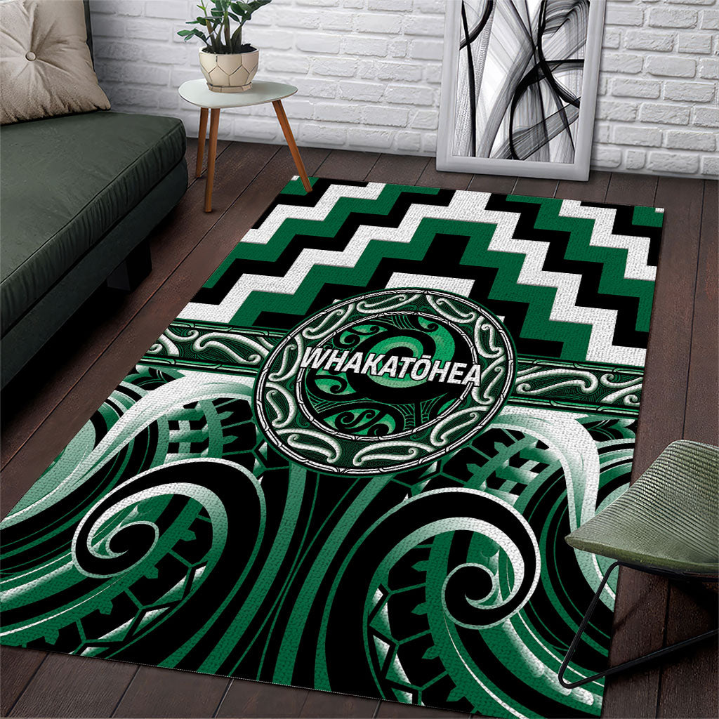 Aotearoa Whakatohea Area Rug Maori Iwi Poutama Puhoro Tattoo
