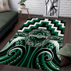 Aotearoa Whakatohea Area Rug Maori Iwi Poutama Puhoro Tattoo
