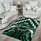 Aotearoa Whakatohea Area Rug Maori Iwi Poutama Puhoro Tattoo