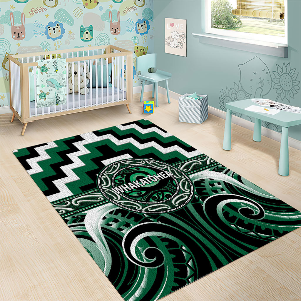 Aotearoa Whakatohea Area Rug Maori Iwi Poutama Puhoro Tattoo