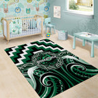 Aotearoa Whakatohea Area Rug Maori Iwi Poutama Puhoro Tattoo
