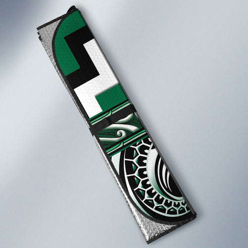 Aotearoa Whakatohea Auto Sun Shade Maori Iwi Poutama Puhoro Tattoo