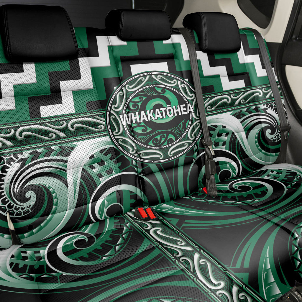 Aotearoa Whakatohea Back Car Seat Cover Maori Iwi Poutama Puhoro Tattoo