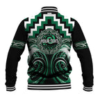 Aotearoa Whakatohea Personalised Baseball Jacket Maori Iwi Poutama Puhoro Tattoo