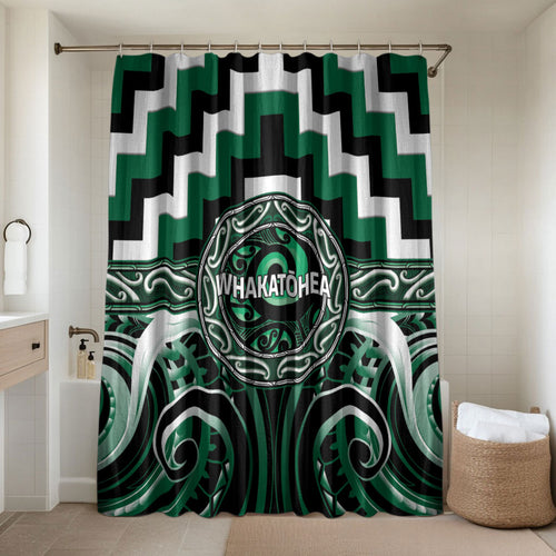 Aotearoa Whakatohea Bathroom Set Maori Iwi Poutama Puhoro Tattoo