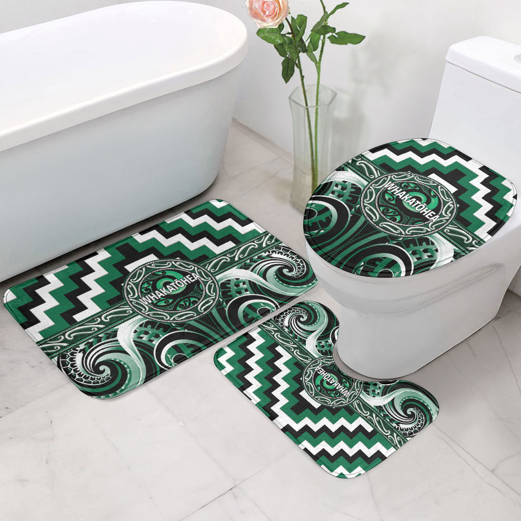 Aotearoa Whakatohea Bathroom Set Maori Iwi Poutama Puhoro Tattoo