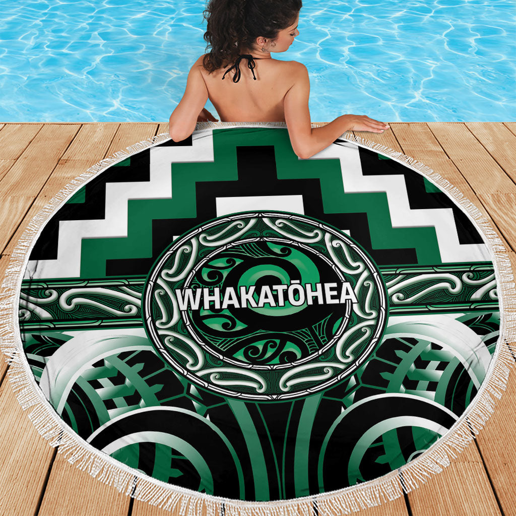 Aotearoa Whakatohea Beach Blanket Maori Iwi Poutama Puhoro Tattoo