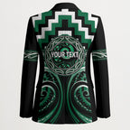 Aotearoa Whakatohea Personalised Blazer Maori Iwi Poutama Puhoro Tattoo