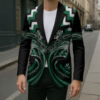 Aotearoa Whakatohea Personalised Blazer Maori Iwi Poutama Puhoro Tattoo
