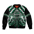 Aotearoa Whakatohea Personalised Bomber Jacket Maori Iwi Poutama Puhoro Tattoo