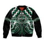 Aotearoa Whakatohea Personalised Bomber Jacket Maori Iwi Poutama Puhoro Tattoo