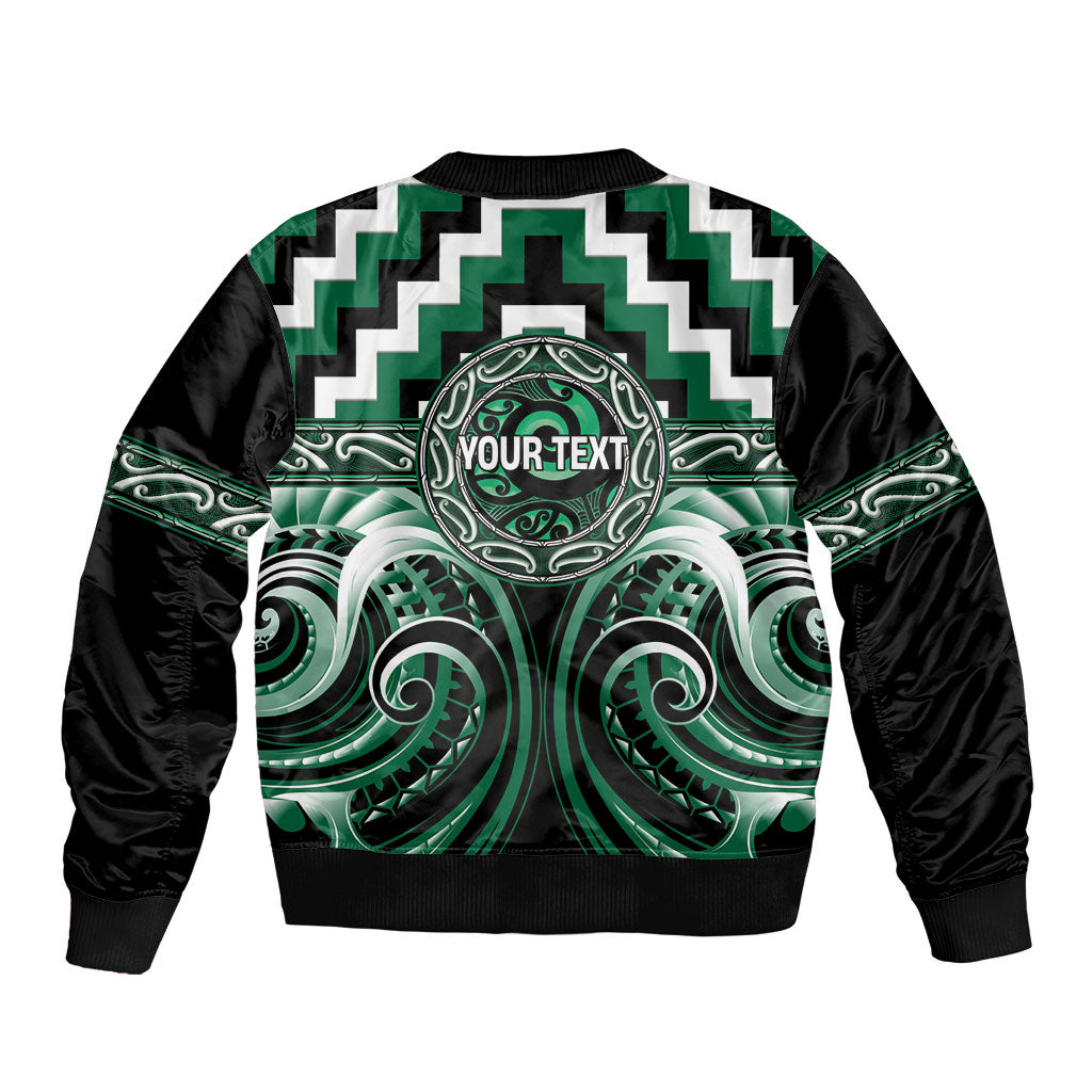 Aotearoa Whakatohea Personalised Bomber Jacket Maori Iwi Poutama Puhoro Tattoo