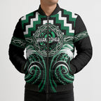 Aotearoa Whakatohea Personalised Bomber Puffer Jacket Maori Iwi Poutama Puhoro Tattoo