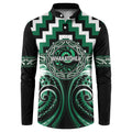 Aotearoa Whakatohea Personalised Button Sweatshirt Maori Iwi Poutama Puhoro Tattoo