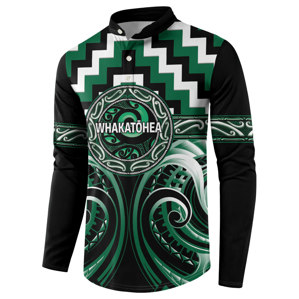 Aotearoa Whakatohea Personalised Button Sweatshirt Maori Iwi Poutama Puhoro Tattoo