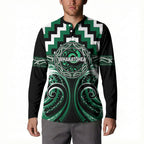 Aotearoa Whakatohea Personalised Button Sweatshirt Maori Iwi Poutama Puhoro Tattoo