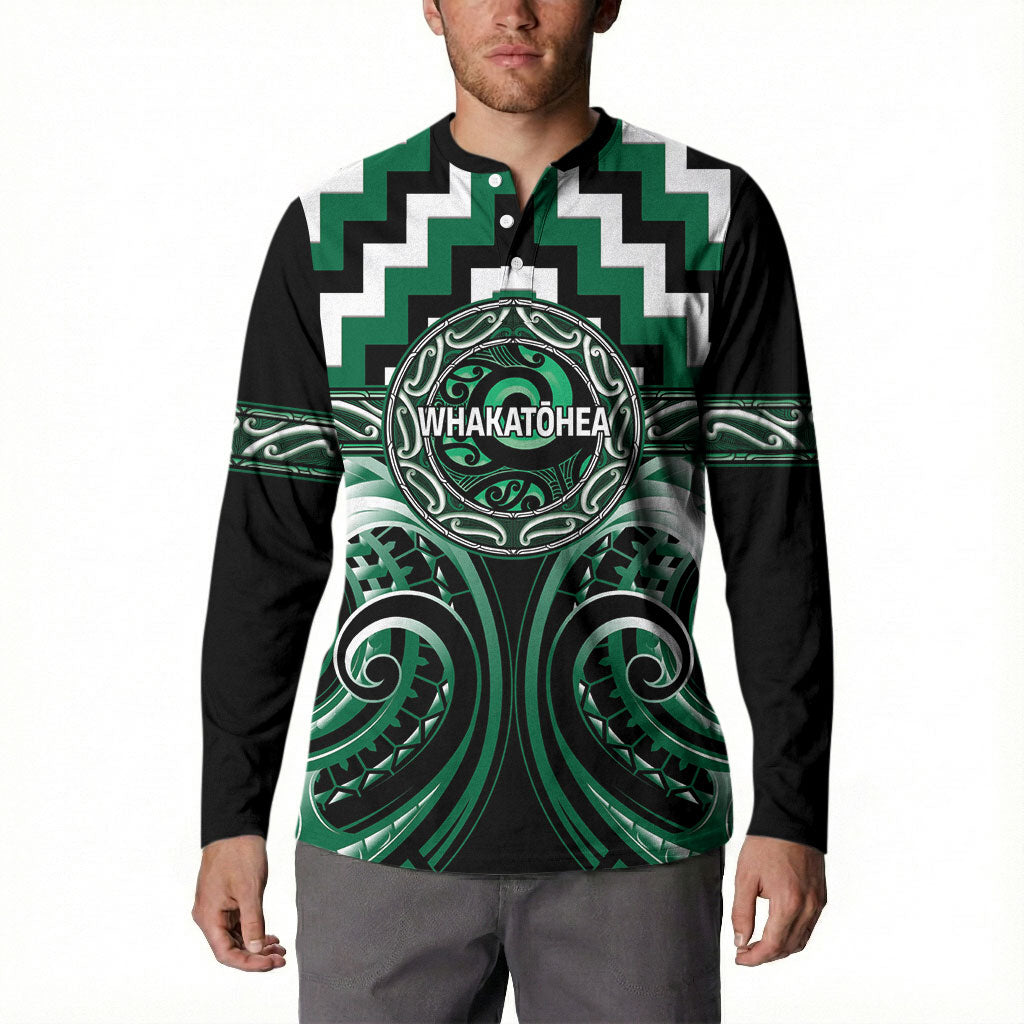 Aotearoa Whakatohea Personalised Button Sweatshirt Maori Iwi Poutama Puhoro Tattoo