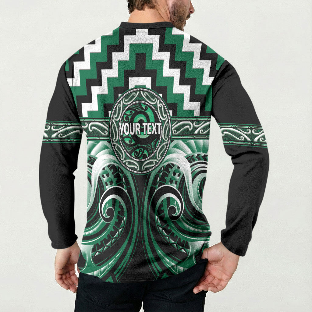 Aotearoa Whakatohea Personalised Button Sweatshirt Maori Iwi Poutama Puhoro Tattoo