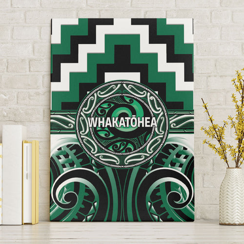 Aotearoa Whakatohea Canvas Wall Art Maori Iwi Poutama Puhoro Tattoo