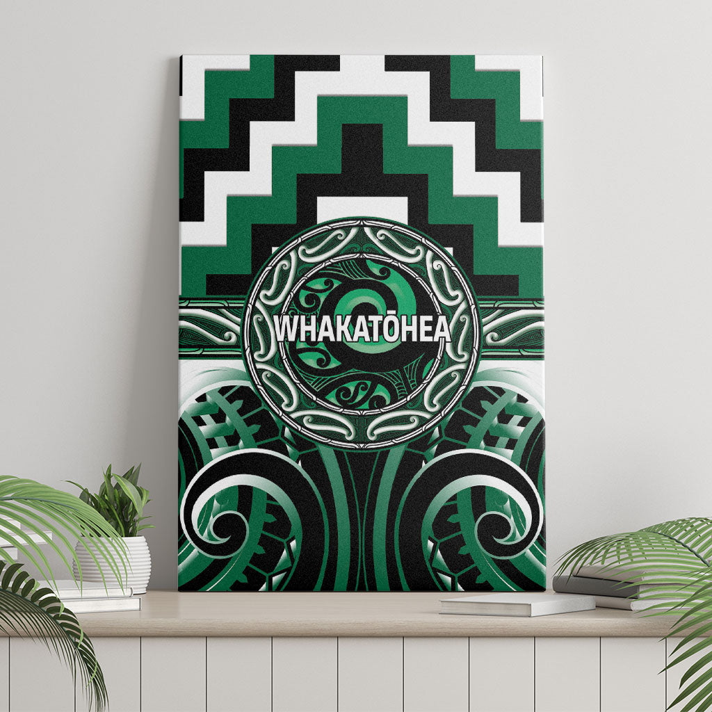 Aotearoa Whakatohea Canvas Wall Art Maori Iwi Poutama Puhoro Tattoo