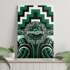 Aotearoa Whakatohea Canvas Wall Art Maori Iwi Poutama Puhoro Tattoo