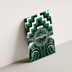 Aotearoa Whakatohea Canvas Wall Art Maori Iwi Poutama Puhoro Tattoo