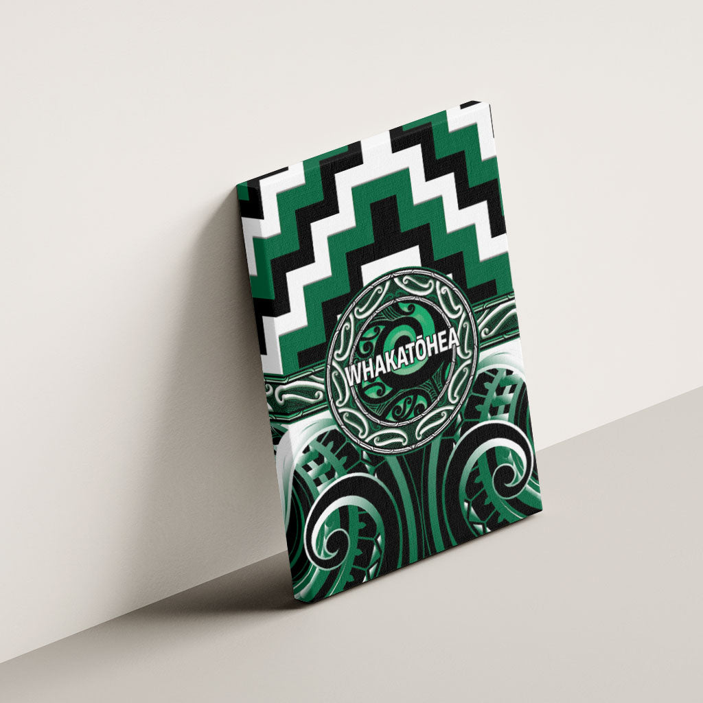 Aotearoa Whakatohea Canvas Wall Art Maori Iwi Poutama Puhoro Tattoo