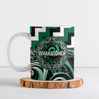 Aotearoa Whakatohea Personalised Ceramic Mug Maori Iwi Poutama Puhoro Tattoo