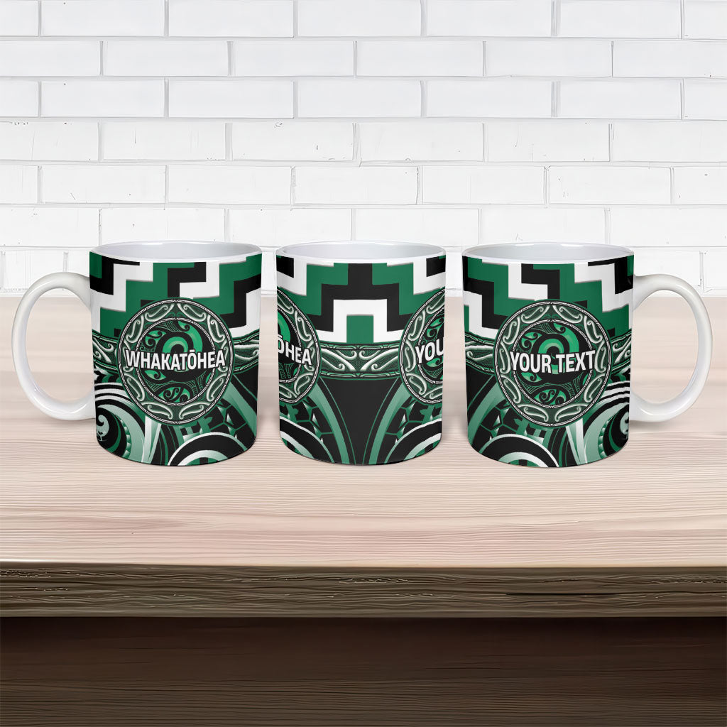 Aotearoa Whakatohea Personalised Ceramic Mug Maori Iwi Poutama Puhoro Tattoo