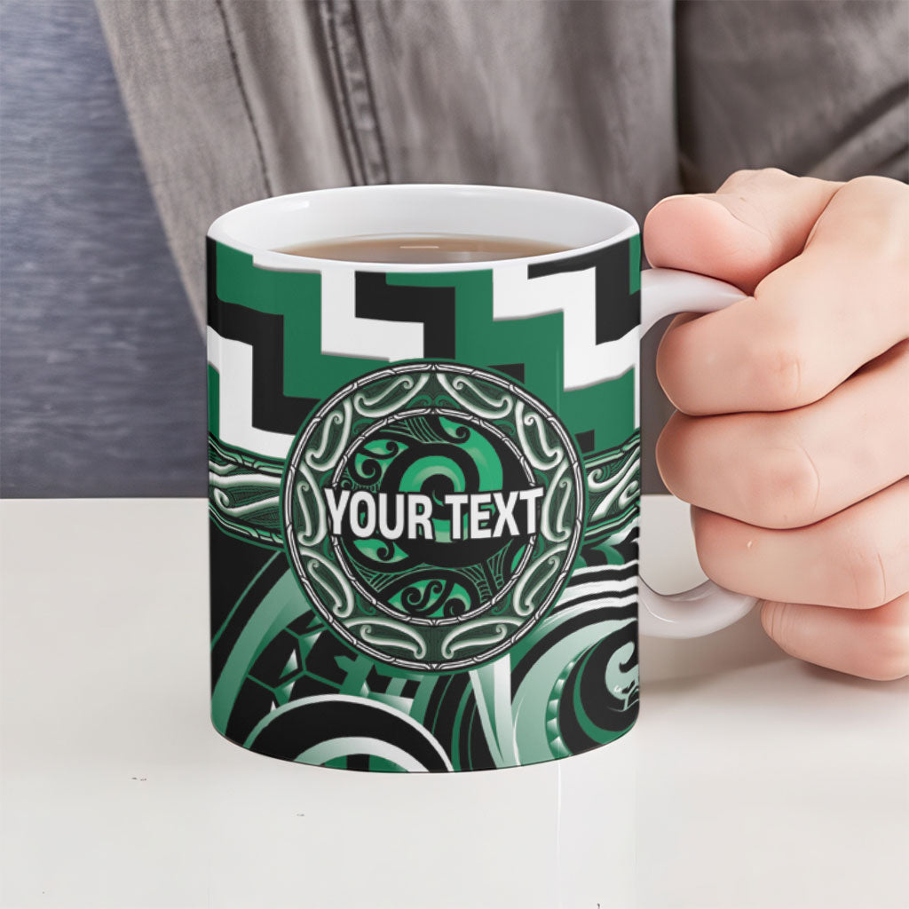 Aotearoa Whakatohea Personalised Ceramic Mug Maori Iwi Poutama Puhoro Tattoo