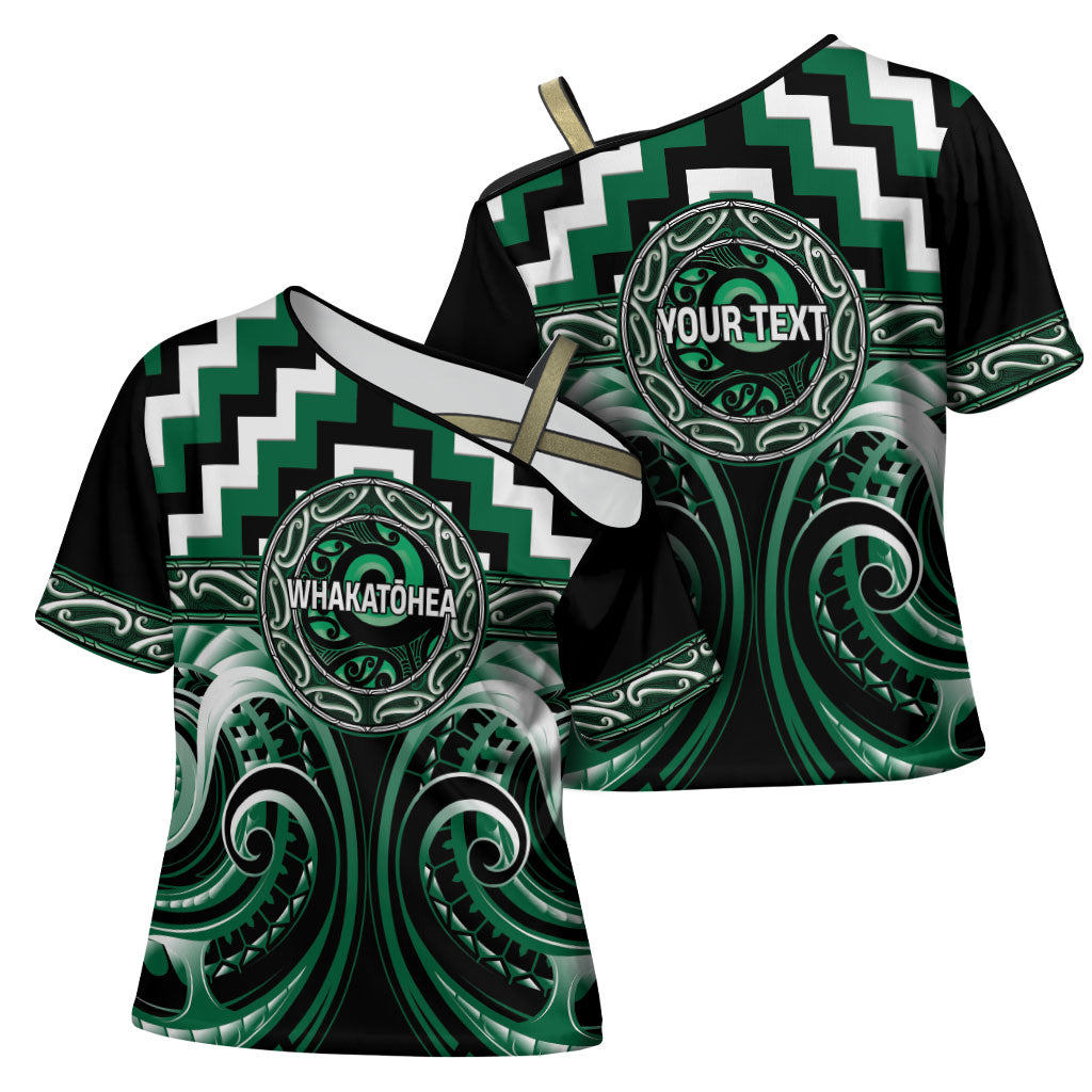 Aotearoa Whakatohea Personalised Cross Shoulder Shirt Maori Iwi Poutama Puhoro Tattoo