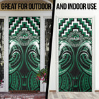 Aotearoa Whakatohea Personalised Door Cover Maori Iwi Poutama Puhoro Tattoo