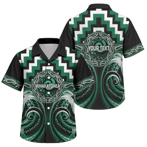 Aotearoa Whakatohea Personalised Family Matching Summer Maxi Dress and Hawaiian Shirt Maori Iwi Poutama Puhoro Tattoo
