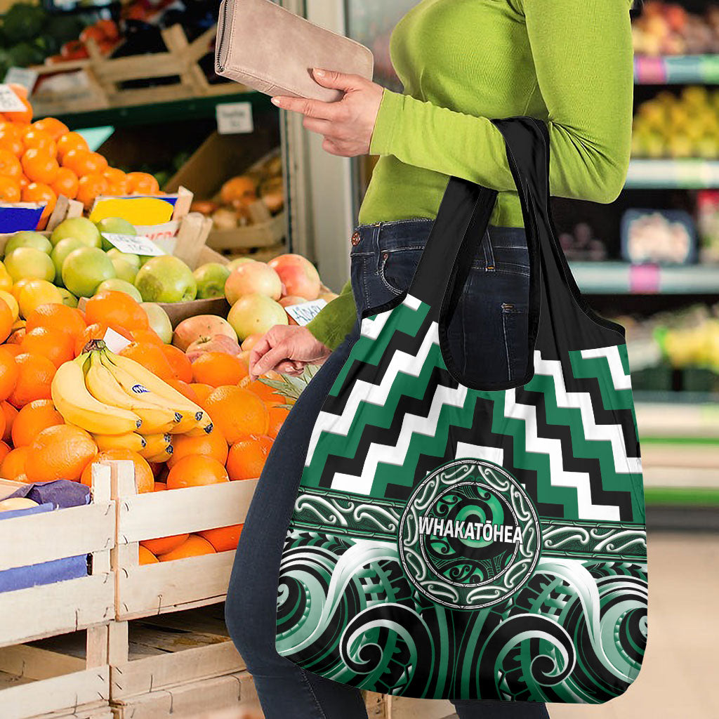 Aotearoa Whakatohea Grocery Bag Maori Iwi Poutama Puhoro Tattoo