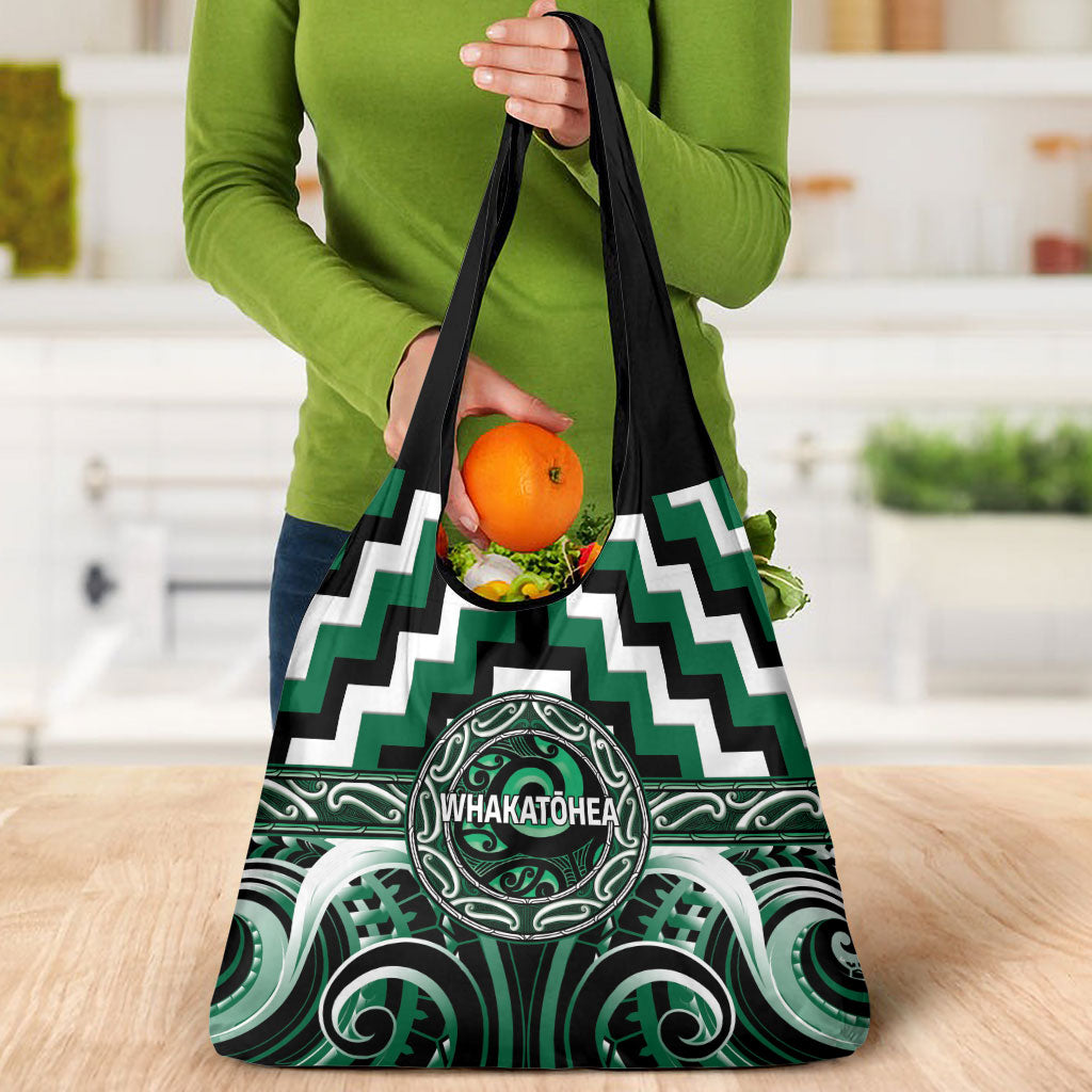Aotearoa Whakatohea Grocery Bag Maori Iwi Poutama Puhoro Tattoo
