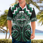 Aotearoa Whakatohea Personalised Hawaiian Shirt Maori Iwi Poutama Puhoro Tattoo