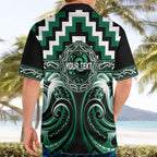 Aotearoa Whakatohea Personalised Hawaiian Shirt Maori Iwi Poutama Puhoro Tattoo